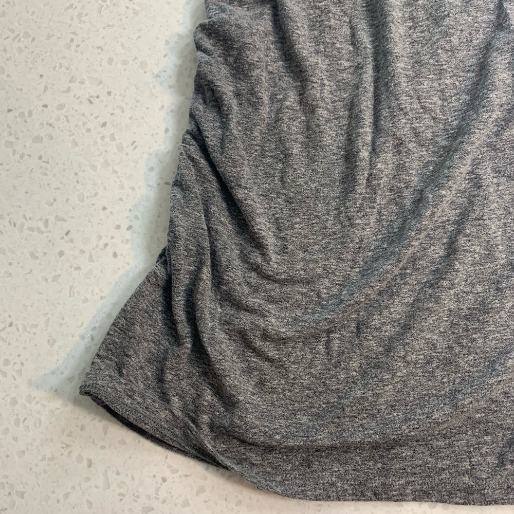 Liz Lange for Target, Maternity Grey Short Sleeve Top - Picture 3 of 7